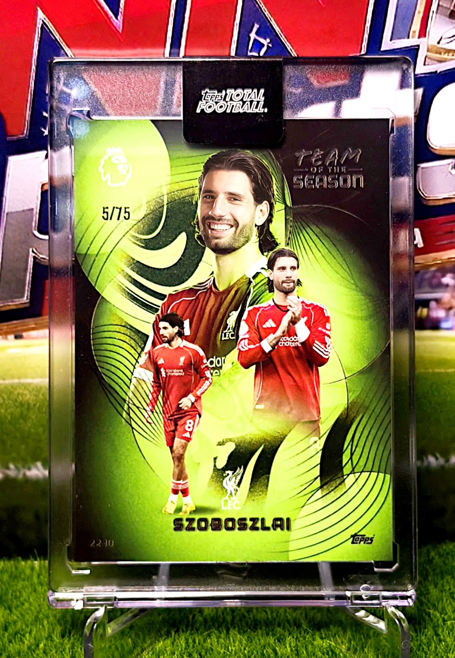 Dominik Szoboszlai Team of the Season 5/75 - Topps Total Football Liverpool 🔥