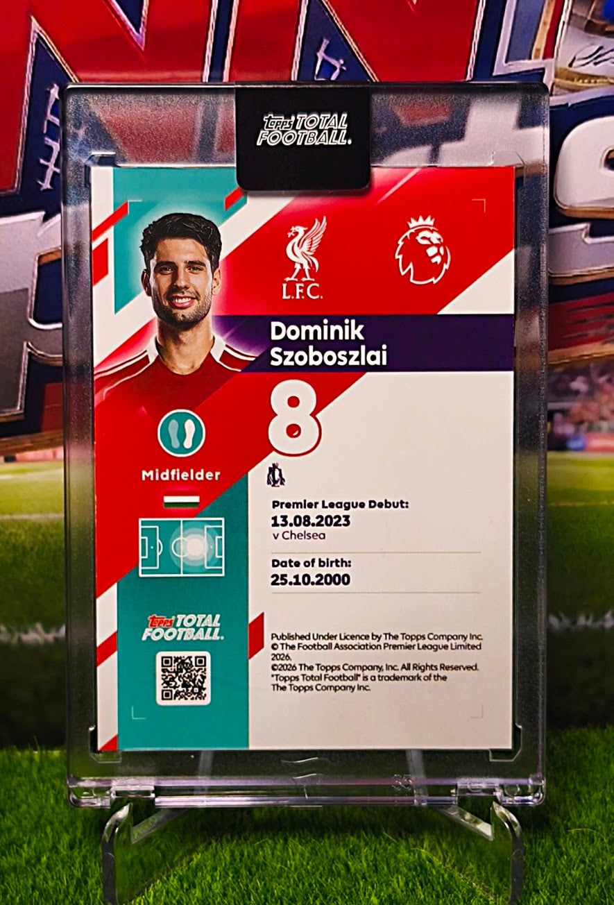 Dominik Szoboszlai Team of the Season 5/75 - Topps Total Football Liverpool 🔥