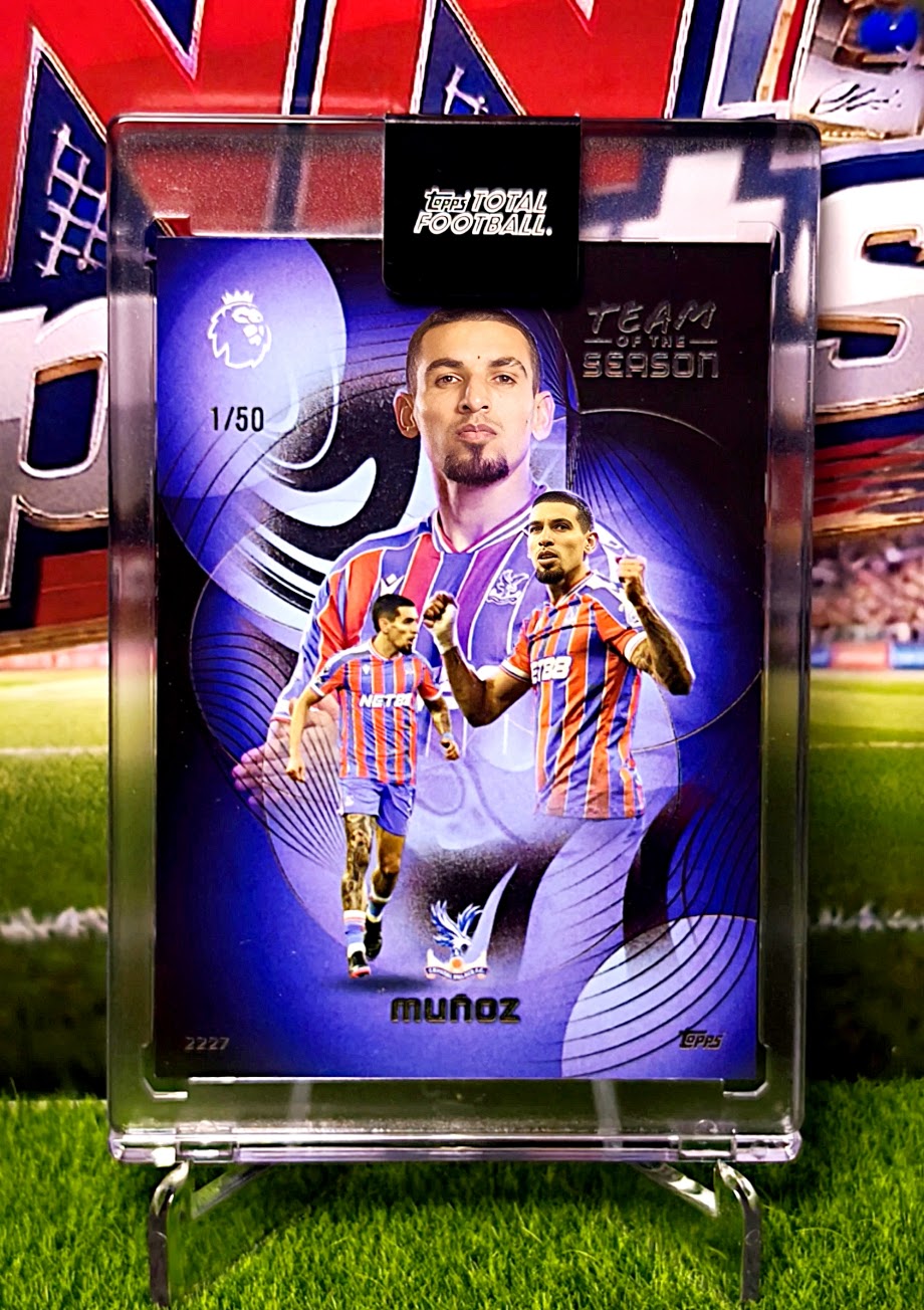 Daniel Muñoz Team of the Season 1/50 - Topps Total Football Crystal Palace 🔥