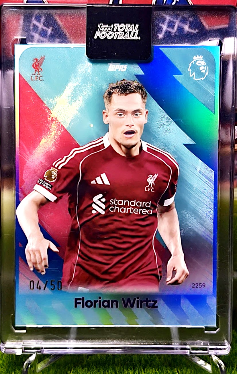 Florian Wirtz Chromium Premier League 04/50 - Topps Total Football Liverpool 🔥