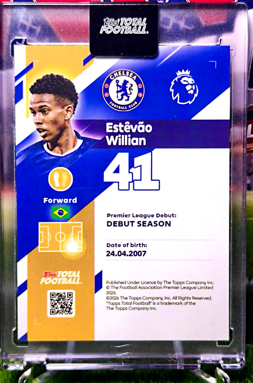 Estêvão Willian Chromium Premier League 13/75 - TTF Chelsea 🔥