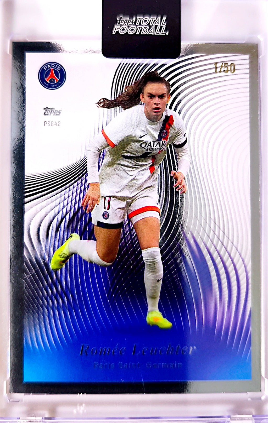 Romée Leuchter /99 /75 /50 - Topps Total Football Paris Saint-Germain 🔥