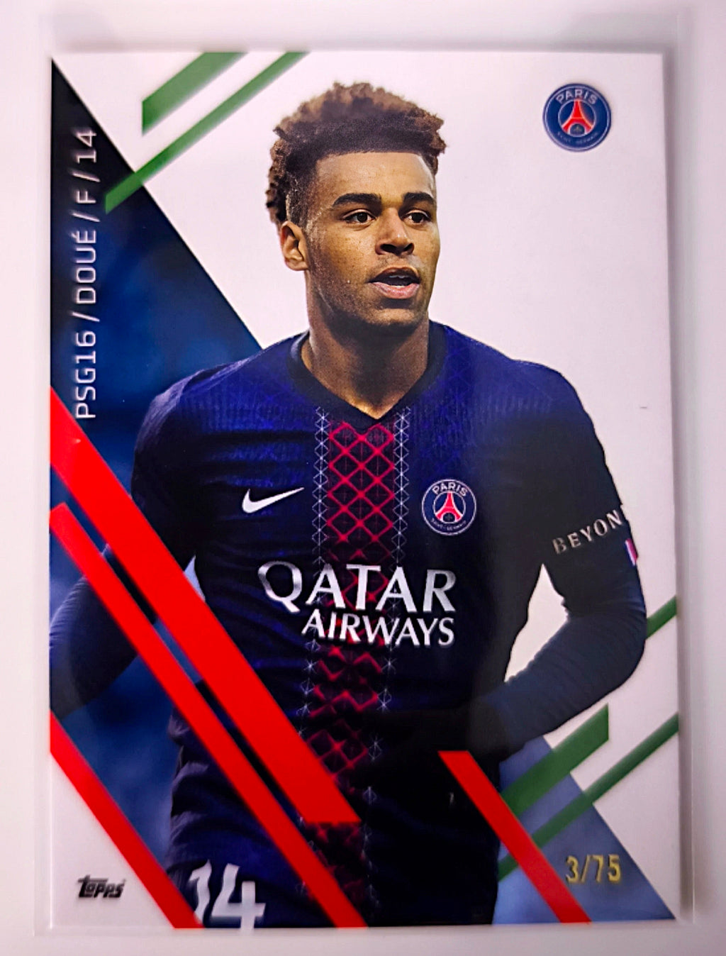 Désiré Doué /50 & /75  - Topps Total Football Paris Saint-Germain 🔥