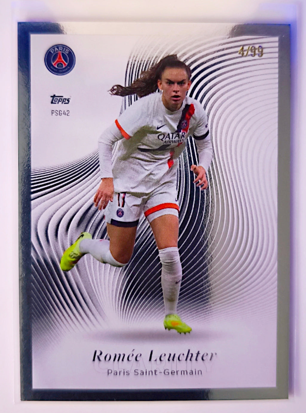 Romée Leuchter /99 /75 /50 - Topps Total Football Paris Saint-Germain 🔥