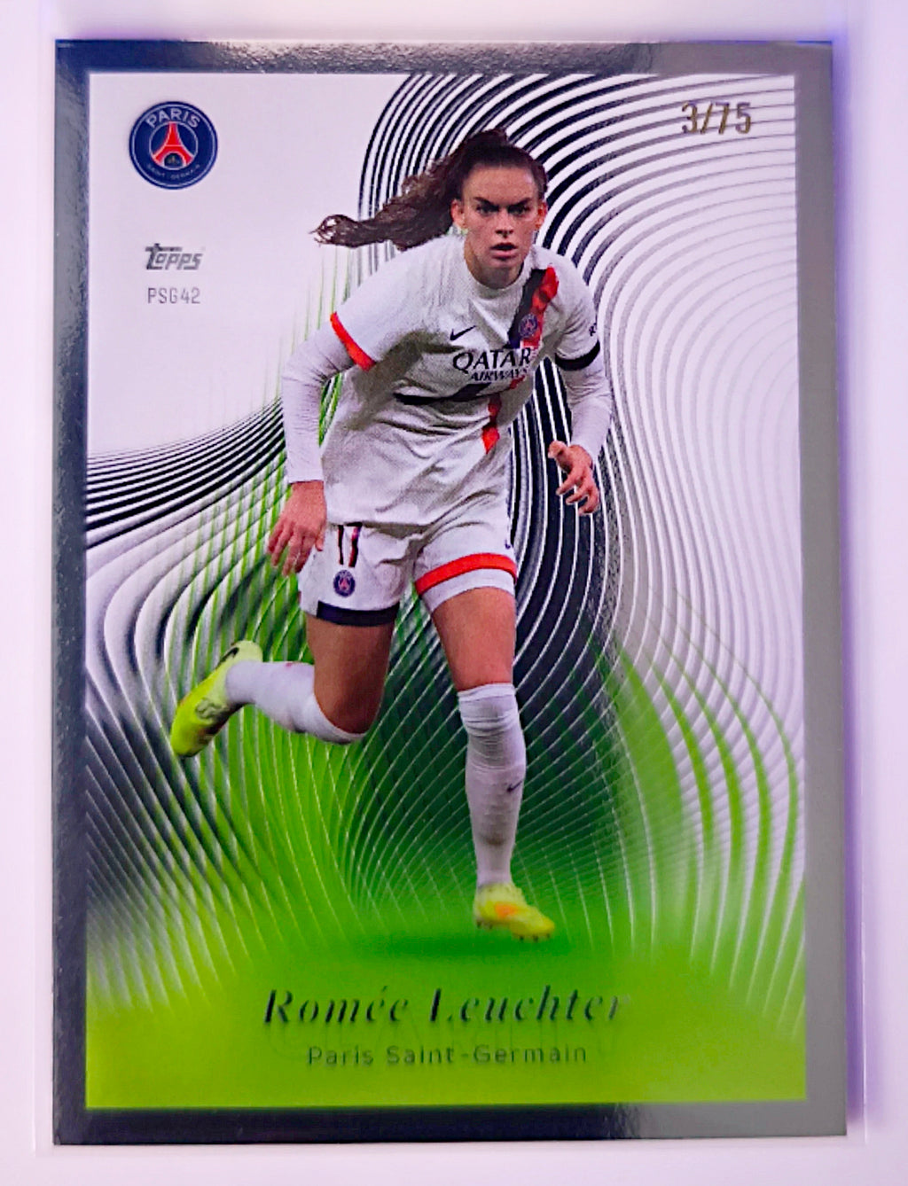 Romée Leuchter /99 /75 /50 - Topps Total Football Paris Saint-Germain 🔥