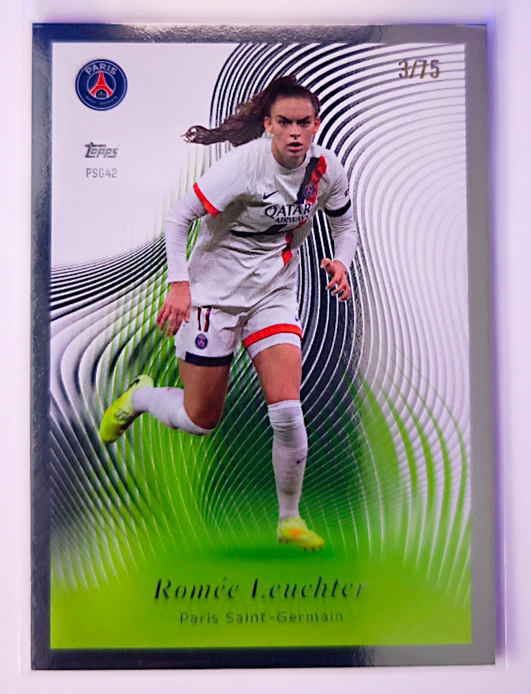 Romée Leuchter /99 /75 /50 - Topps Total Football Paris Saint-Germain 🔥