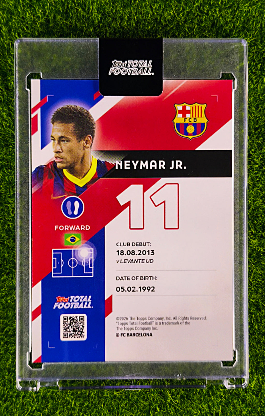 Neymar Jr. Legends 21/99 - Topps Total Football FC Barcelona 🔥