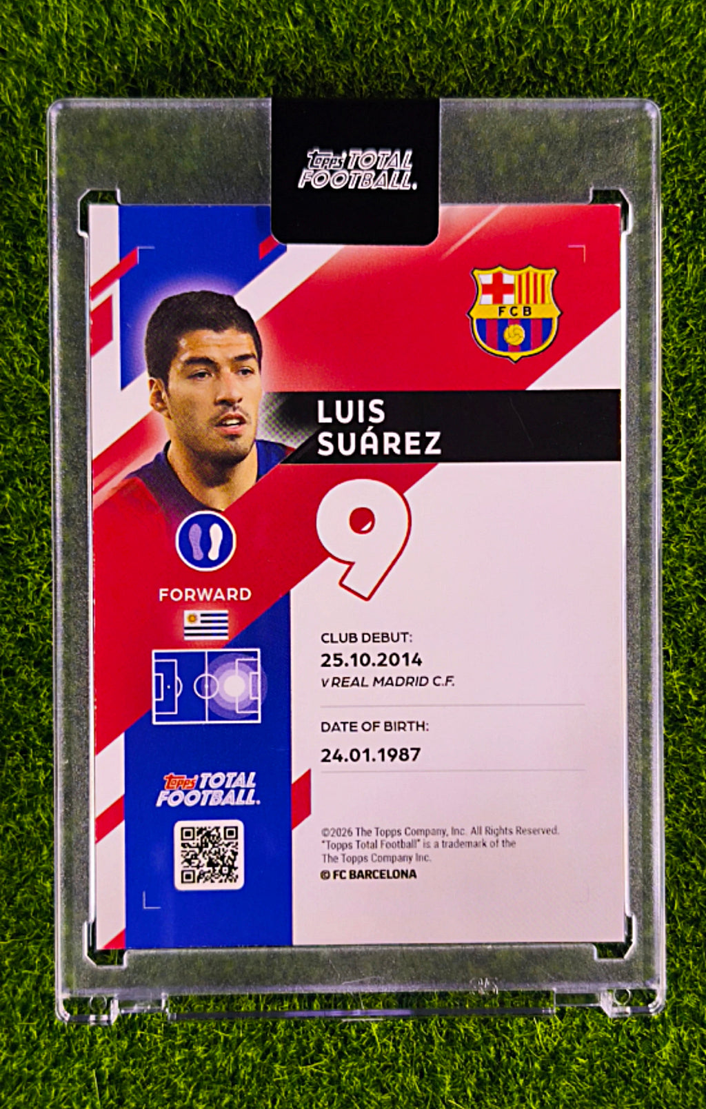 Luis Suárez Legends 1/75 - Topps Total Football FC Barcelona 🔥