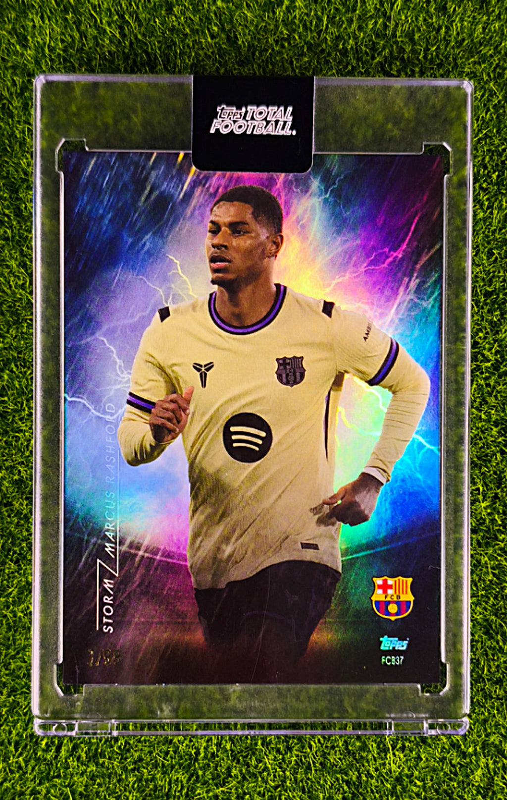 Marcus Rashford Storm 1/99 - Topps Total Football FC Barcelona 🔥