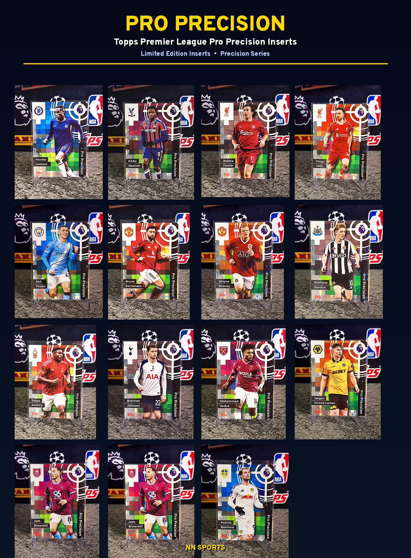 Pro Precision Insert - Topps Premier League 2025/26 - Pick Your Card